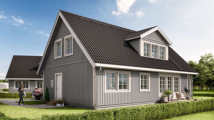 Kv Havsudden - 3D-bild av baksidan