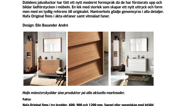 Premiär för Hafas nya Original 1962