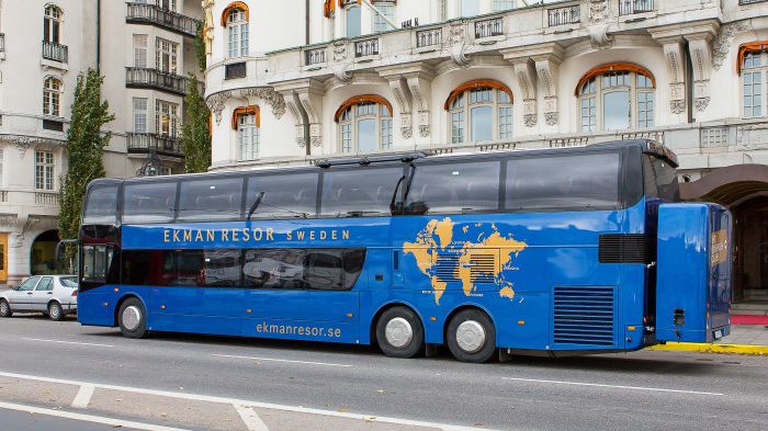 EkmanResor lanserar 1st Bussness Class – en specialbyggd exklusiv turistbuss