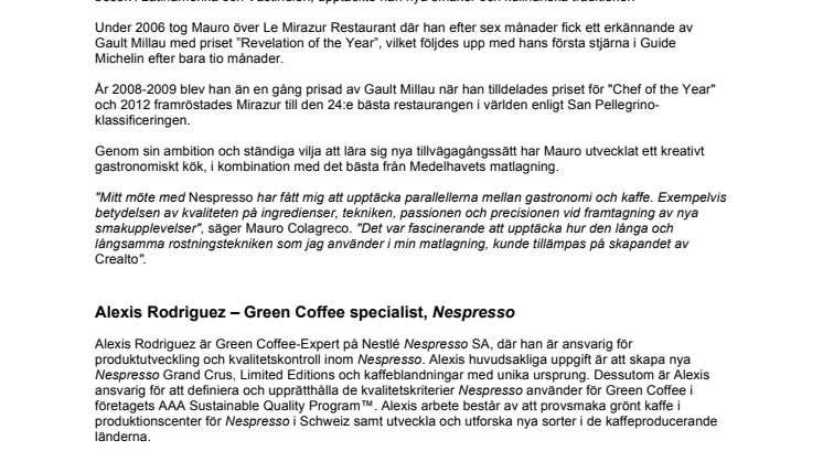 Mauro Colagreco – Guide Michelin-belönad kock 
