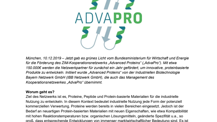 Neue Proteine für eine bessere Zukunft
