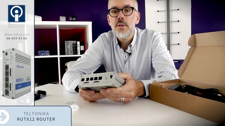 Teltonika RUTX12 -4G router med dubbla SIM-kort genomgång och unboxing