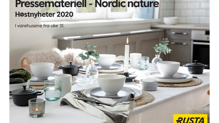 Pressemateriell Nordic Nature -  Høst 2020