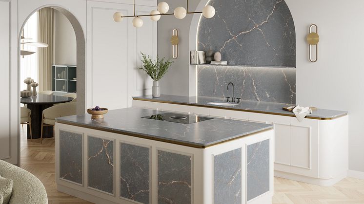Den nya Silestone-kollektionen Le Chic, färg Parisien Bleu