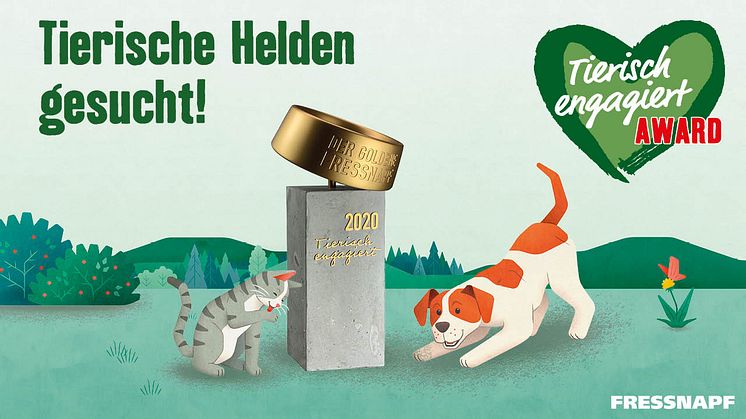 „Tierisch engagiert“-Award: Tierische Helden und engagierte Tierschützer gesucht