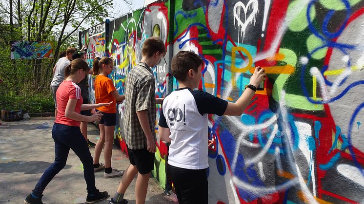 Geschwister-Jugendwochenende mit Graffiti-Workshop