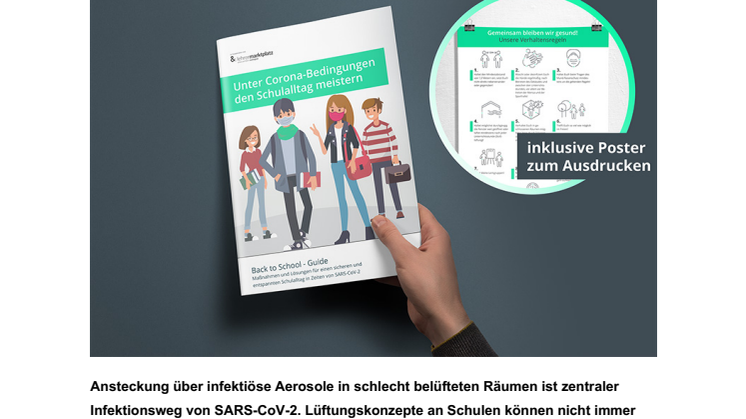 Gesunde Luft im Klassenzimmer: AiroDoctor kooperiert mit online Plattform lehrermarktplatz und stellt kostenlosen Ebook-Ratgeber zur Verfügung