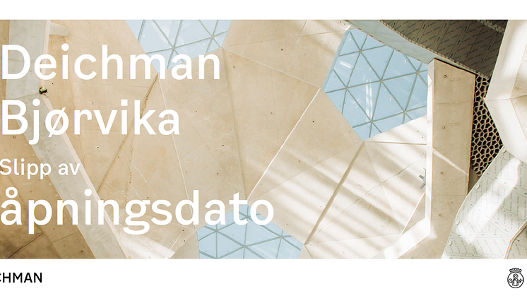 Pressekonferanse: Slipp av åpningsdato for Deichman Bjørvika