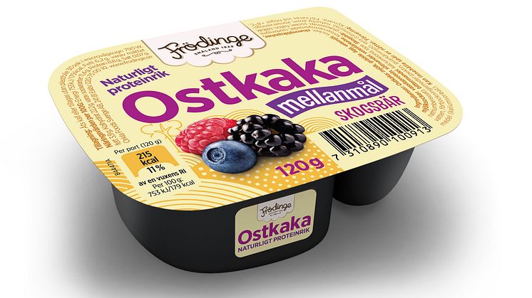 Frödinge Ostkaka Mellanmål - skogsbär