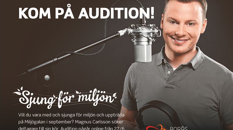Sjung för miljön, audition pågår nu!