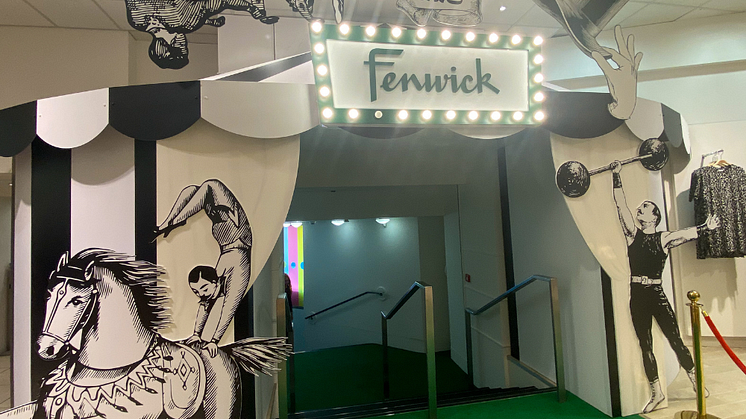 The entrance to Exhibition 140 at Fenwick Newcastle. Image by Emily Tanner
