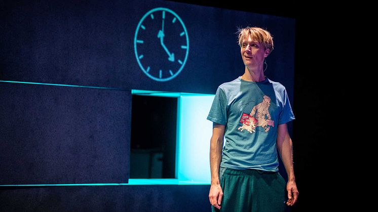 Ola G. Furuseth spelar Per Viggo som er ni år, har ADHD og drøymer om Egypt. Foto: Siren Høyland Sæter.