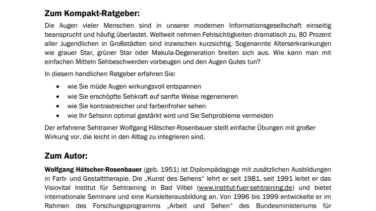 Waschzettel Kleine Augenschule