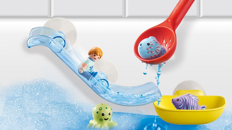 PLAYMOBIL 1.2.3 AQUA_Fangspass mit Wassertierchen (70637)