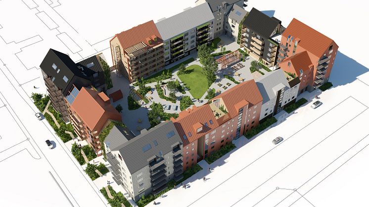 PE vinner markansvisningstävling om nya kvarteret Tegelbruket