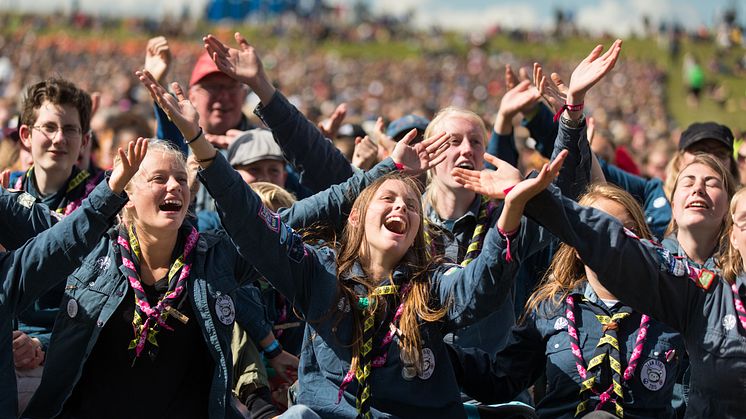 Bild från Scouternas Jamboree 2017