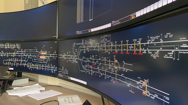 Cambridge PSB signalling simulator showing Cambridge North and Ely Jct.jpg