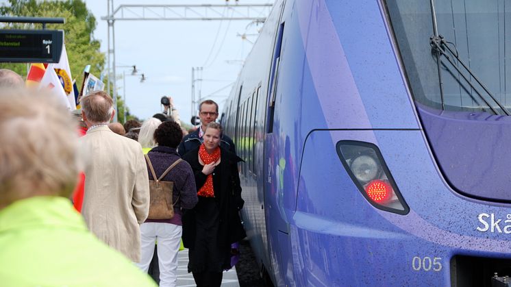 Tågresandet ökar i Skåne men gränskontrollerna begränsar takten