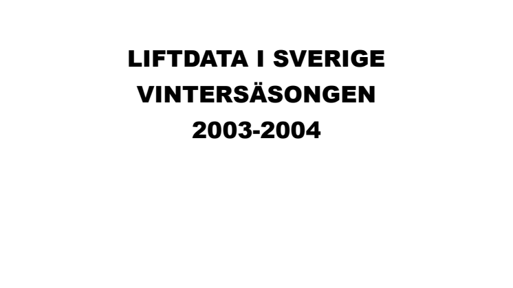 Skiddata 2003-2004