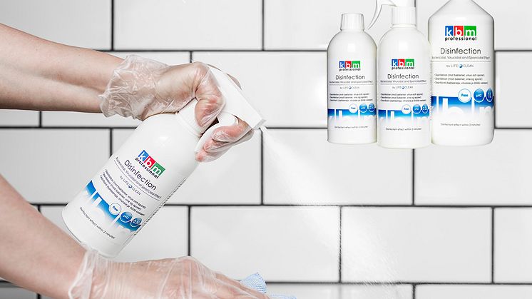 KBM Disinfection finns i två storlekar.