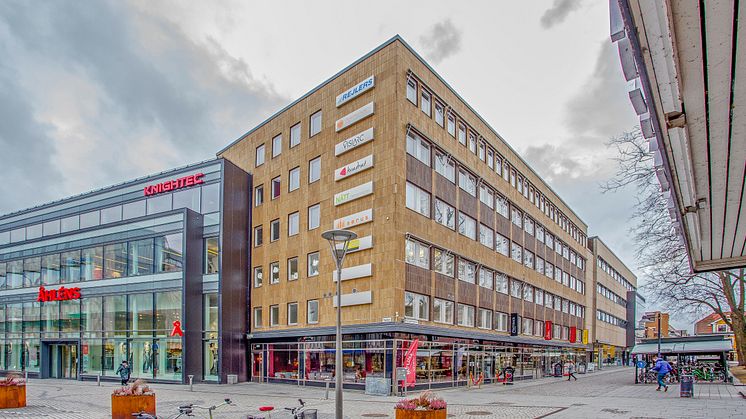 Högst upp i byggnaden på Repslagaregatan 19 kommer Bengt Dahlgren Linköping nu att husera.