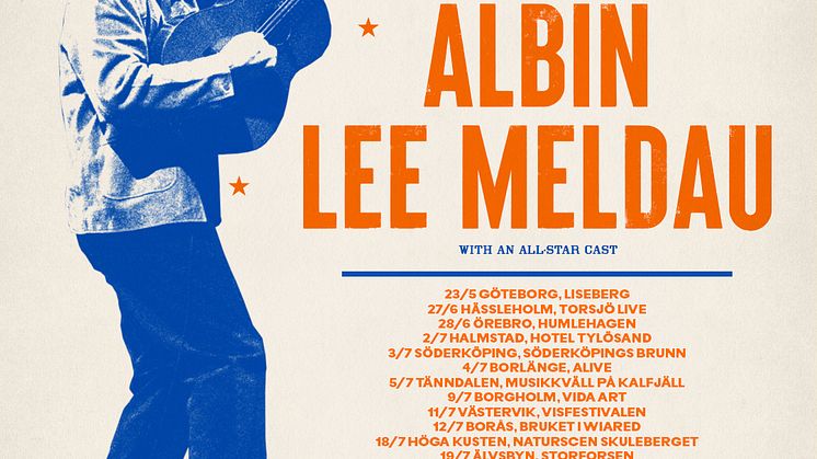 Albin Lee Meldau - sommarturné 2025