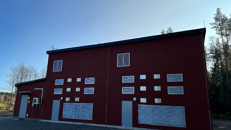 Nya transformatorstationen i Rosvik