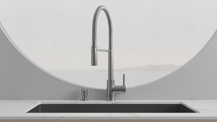 Primy Köksblandare Steel Pro 30080 & Primy Tvålpump Steel Clean Dispenser 35000
