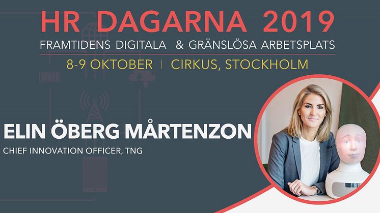 TNG och intervjuroboten Tengai medverkar på HR-dagarna 2019