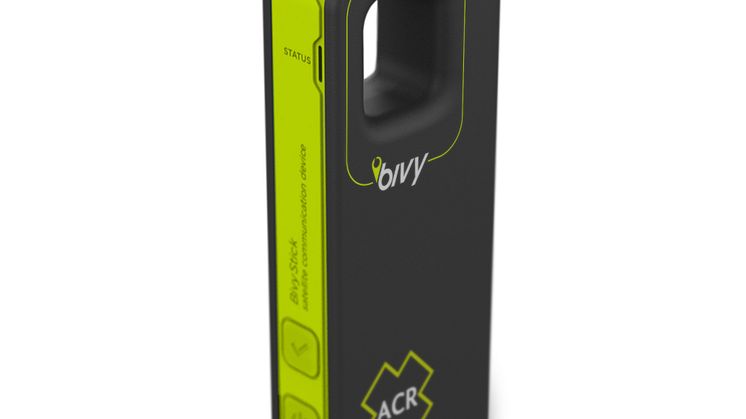 Hi-res image - ACR Electronics - The ACR Bivy Stick two-way satellite messenger, for sending SMS messages, tracking and sharing location information, accessing GPS maps, viewing live weather forecasts and initiating a distress call in an emergency