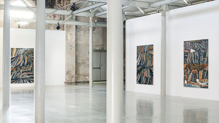 Fredrik Åkum, Beckers Konstnärssttipendium 2020, installationsvy