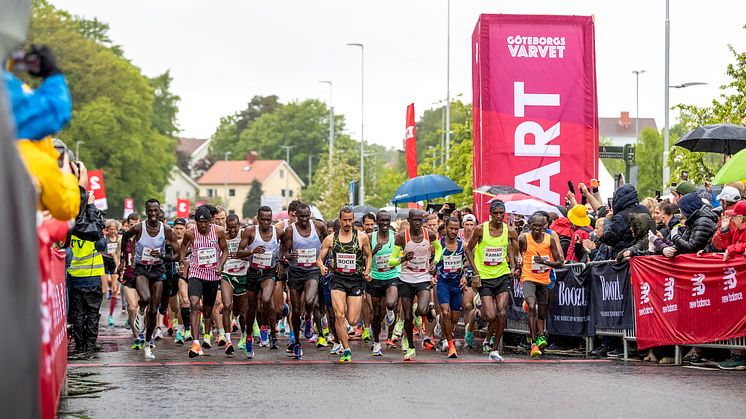 Göteborgsvarvets elitstartfält 2022. Foto: Glenn T Unger