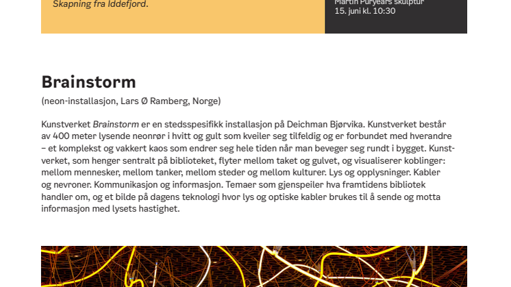 Fakta om kunstverkene til Ramberg og Puryear - Deichman Bjørvika