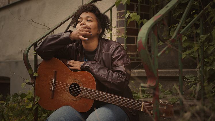 Leila Jung spelar Marianne i Bob Dylan-musikalen ”Flickan från landet i norr" som får Sverigepremiär på Malmö Stadsteater den 8 mars. Foto: Johan Sundell