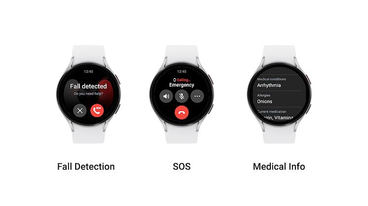 Galaxy Watch5 series_One UI 5 Watch_Safety