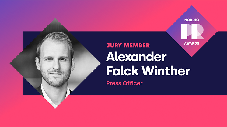 Nyboligs Alexander Falck Winther - en nomineret til PR Awards blev til jurymedlem