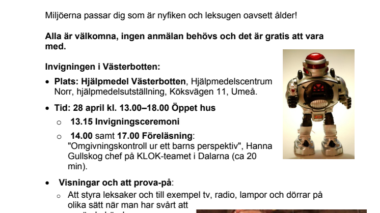 Invigning av ny visningsmiljö