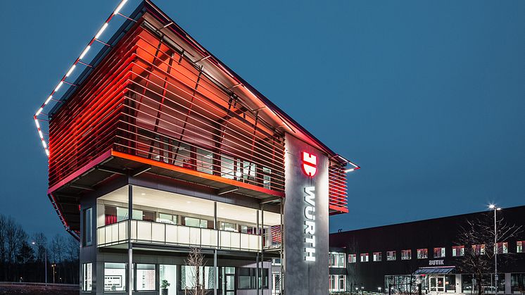 Würths huvudkontor och lager är den bästa industri- och logistikbyggnaden i Europa