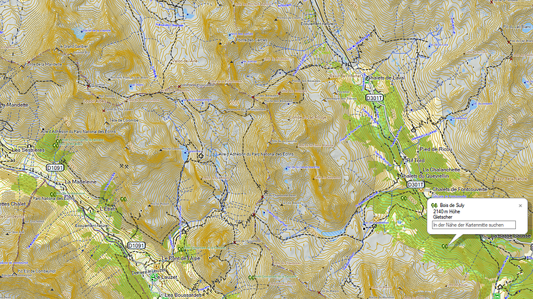 Garmin_TOPO Alps Pro (c) Garmin Deutschland GmbH
