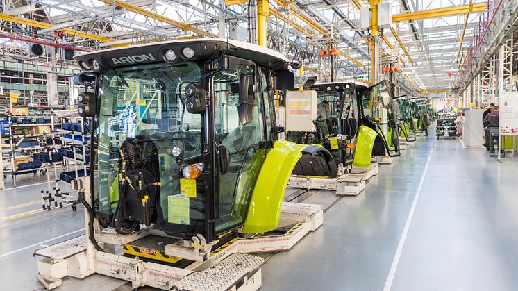 CLAAS traktorfabrik i Le Mans