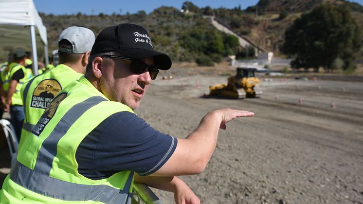 Caterpillar Operator Challenge 2019, europafinalen. Janne Hirsikangas.