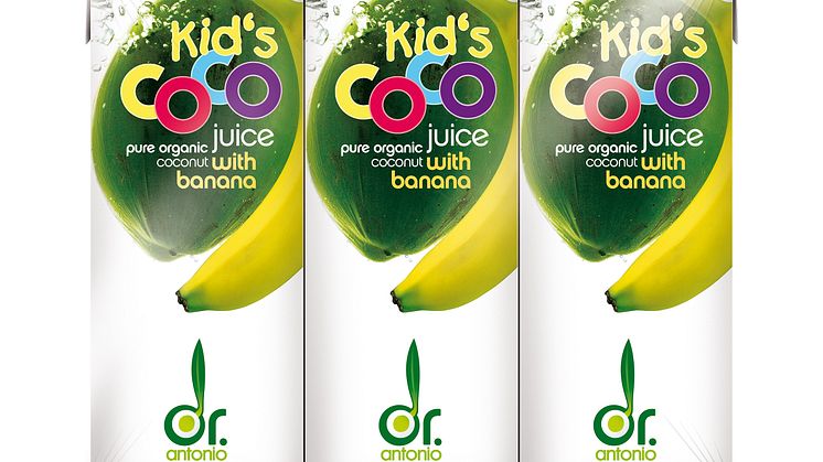 Dr. Martins Coco Kids Juice banan 3 pack økol 3x200 ml