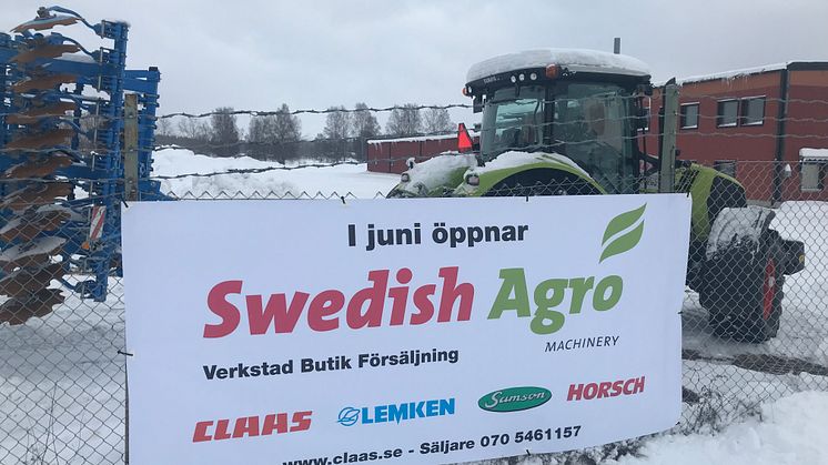 Swedish Agro Machinerys nya anläggning i Borlänge.