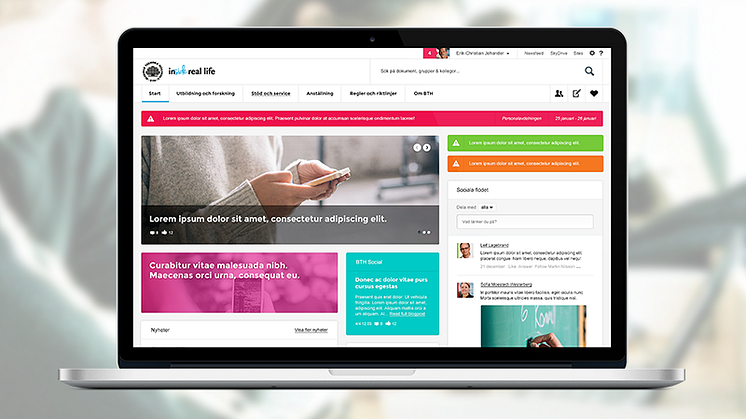 SharePoint intranät till BTH