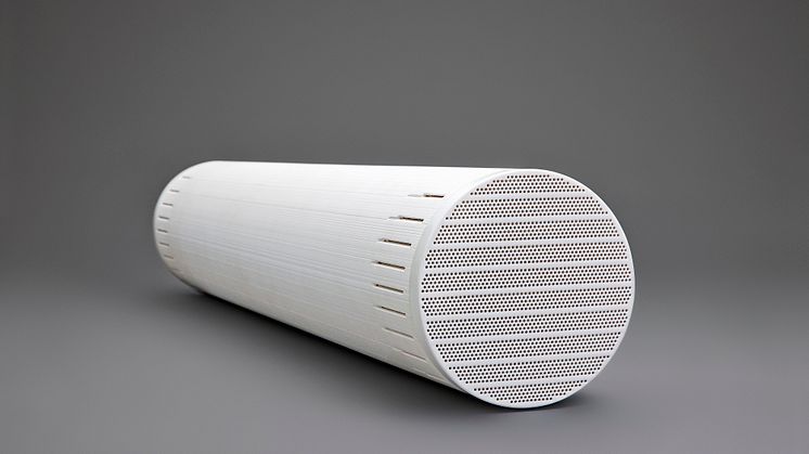 CO2 Separation Membrane Developed for Industrial Exhaust Gas ~ Confirmed Approximately Five Times the Separation Factor of DDR-Type Zeolite Membrane