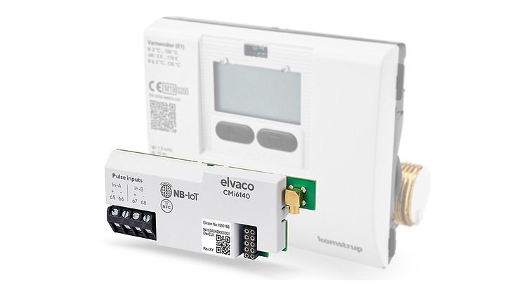 Elvaco fortsätter att växa inom NB-IoT – lanserar ny modul för värmemätare från Kamstrup 