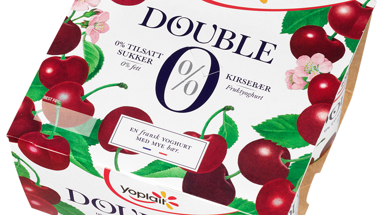 Yoplait Double 0% Kirsebær