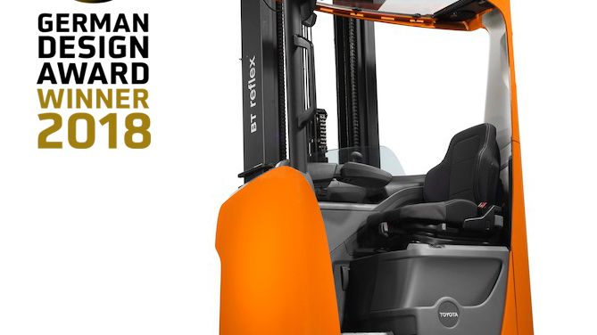 German Design Award 2018 till skjutstativtrucken BT Reflex i R-serien