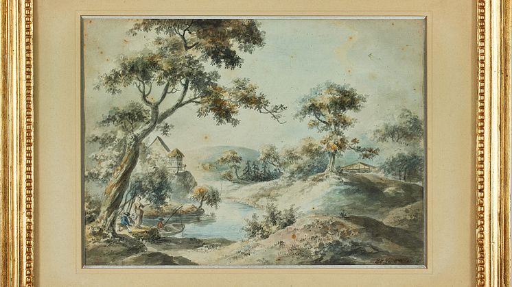 Gouache av Jonas Carl Linnerhjelm