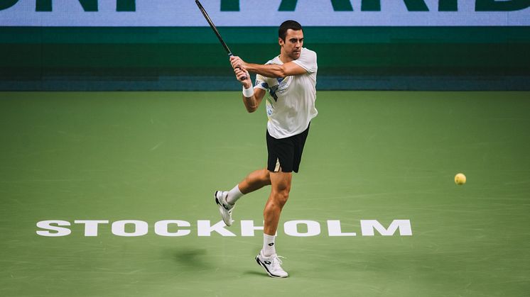 Laslo Djere at the BNP Paribas Open 2023